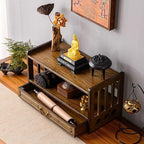Gdrasuya10 Walnut Meditation Table Altar Table, Floor Table - Image 6