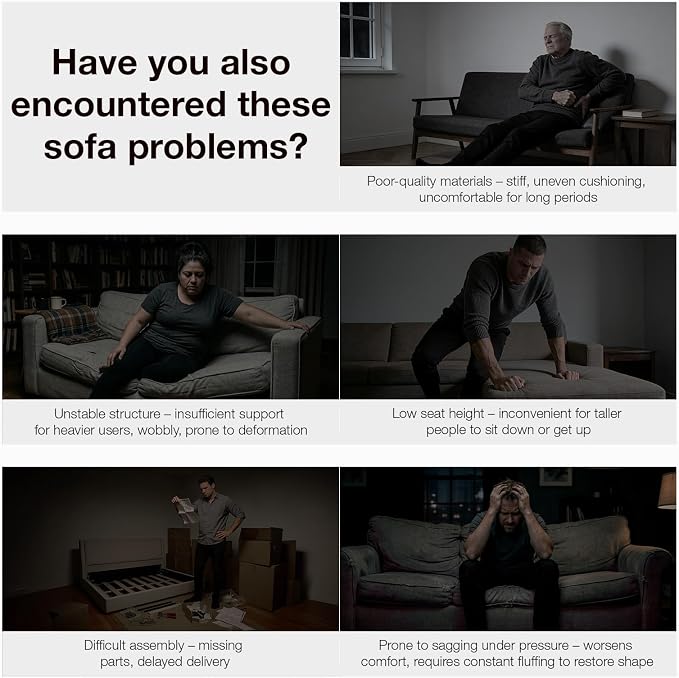 Novilla 104.3" Modular Cloud Couch, Modern Sectional Sofa - Image 5
