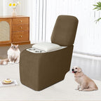 ALIECOM Recliner Sectional Couch Covers L Shape Stretch Corner Reclining - Image 2