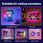 VEELU Personalized Soccer Jersey Mirror Neon Sign - Image 3