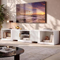 IRONCK TV Stand for 55-80 Inches TVs, Extendable Corner Entertainment Center by IRONCK