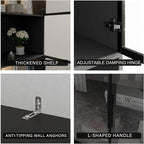 Mekminop Glass Doors Display Cabinet - Image 6
