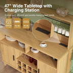FiveWillowise Fluted Buffet Cabinet - Image 4