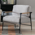 Ya-Home Mid-Century Accent Chair, Soft Armchair Chenille Fabric Lounge Chair by Ya-Home