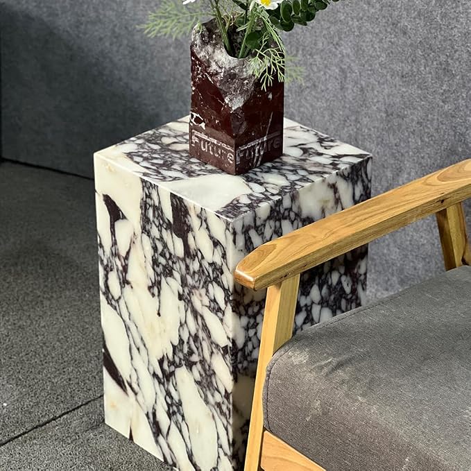 Luxury Marble Side Table, Square End Table by FutureStone