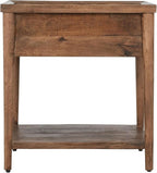 Kosas Home Ciaria Transitional Mango Wood End Table in Medium Brown - Image 9