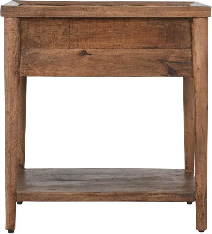 Kosas Home Ciaria Transitional Mango Wood End Table in Medium Brown - Image 9