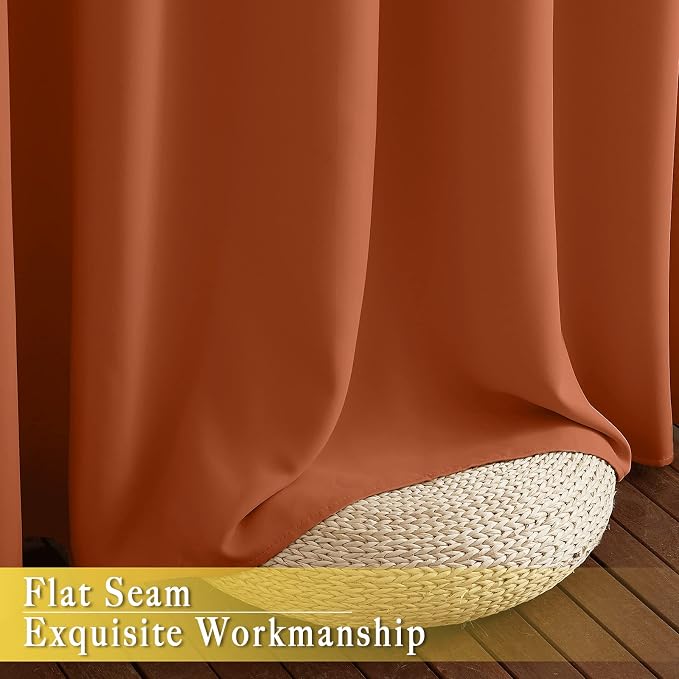 NICETOWN Blackout Living Room Curtain 108 inches Length - Image 6