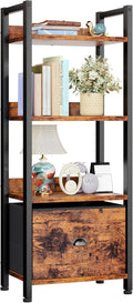 Furologee 4 Tier Bookshelf by Furologee