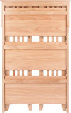 Winsome Mission Beech Wood 4-Tier Shelf - Image 15