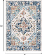 SERISSA 8x10 Washable Non Slip Boho Area Rug - Image 2