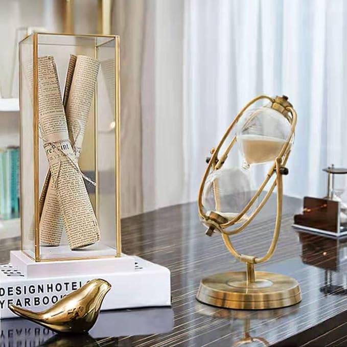 Golden Embossed Hourglass Timer - Image 8