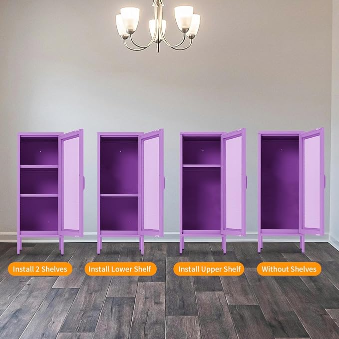 Slim Metal Storage Cabinet - Image 8