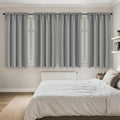 MIULEE Light Grey Blackout Curtains 4 Panels Set 72 Inch Length Bedroom | by MIULEE