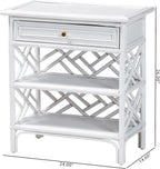bali & pari Tiaret Natural Rattan Nightstand - Image 2