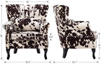 Cow Print Accent Chairs Set of 2 - Image 3