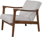 Alpine Furniture Zephyr Mid-Century Retro Accent Lounge Chair Wooden Arm - Image 7