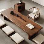 Solid Wood Japanese Low Floor Table Meditation Floor Sitting Altar Table - Image 2