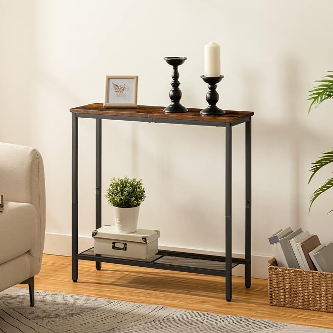 HOOBRO 29.5" Narrow Console Table, Small Entryway Table - Image 7