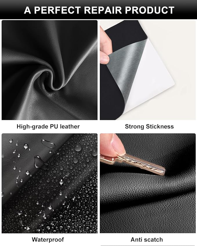 Numola Leather Repair Patch 8×11 inch Self-Adhesive Leather Repair Tape - Image 4