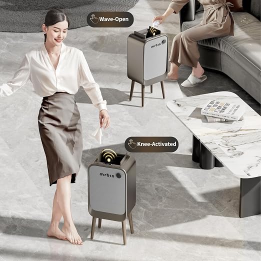 MRBIN Motion Sensor Bathroom Trash Can - Image 6