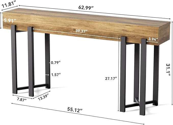 LITTLE TREE 63-Inch Console Table - Image 2