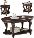 LKTART Wood Coffee Table Set by LKTART