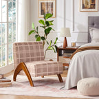 Oversized Accent Chair, upholstered armless mid Century Modern Living Room Chair - Image 2