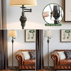 G-SAFAVA 61" Vintage Floor Lamp - Image 7