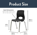 Children’s Factory MyPosture Plus 10" Chair, 2 Pack, Stackable Ergonomic - Image 2
