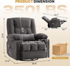 Swivel Recliner Chair for Adults - Image 2