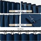 Joydeco 72 Inch Blackout Curtains - Image 3