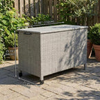 GarveeLife Outdoor Wicker Storage Box, PE Rattan Patio Storage Chest - Image 2