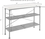 Crosley Furniture Madeleine Sofa Console Table - Image 3