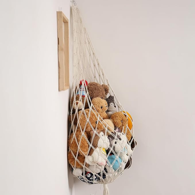 Amdermi Novel Stuffed Animal Hammock Corner Hanging Net - Image 8