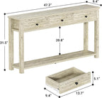 Homieasy Farmhouse Console Table - Image 3