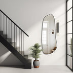 WallBeyond Irregular Wall Mirror, Asymmetrical Mirror Wall Mounted - Image 3