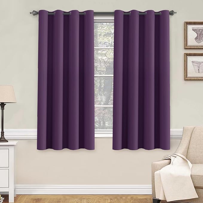 H.VERSAILTEX Window Treatment Blackout Thermal Insulated Room Darkening Solid by HVERSAILTEX