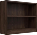 Bush Home Small 2 Shelf Bookcase, 2 Tier Bookshelf Storage Cabinet by BushBusinessFurniture