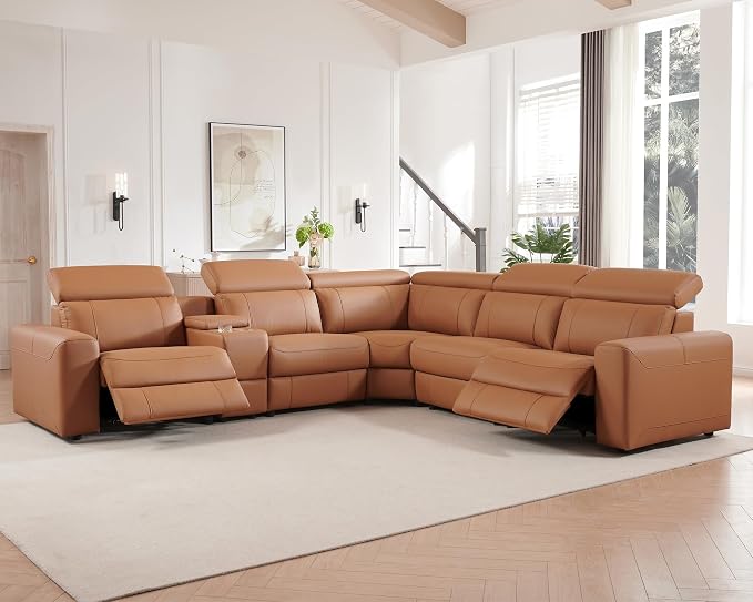 AMERLIFE Power Recliner Sectional Sofa by AMERLIFE