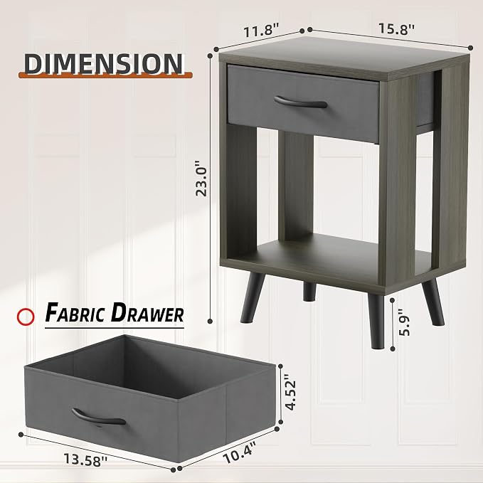 GYIIYUO Nightstands Set of 2 - Image 3