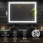 48" L x 36" W LED Bathroom Mirror - Image 2