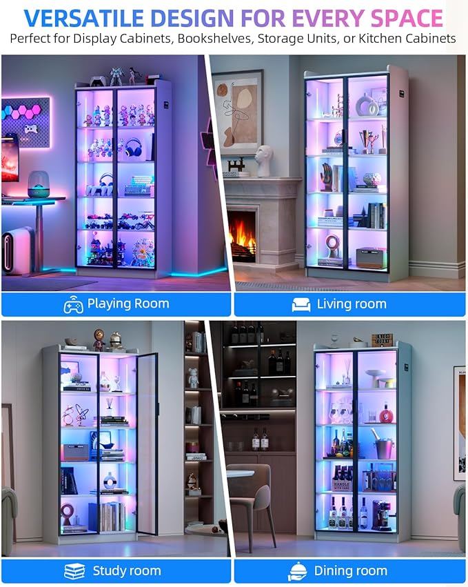 Dystler 65" Display Cabinet - Image 8