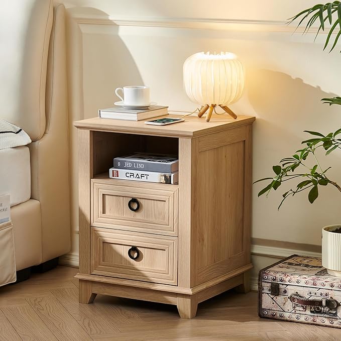 Joaxswe 18" Farmhouse Night Stands Set of 2 - Image 4