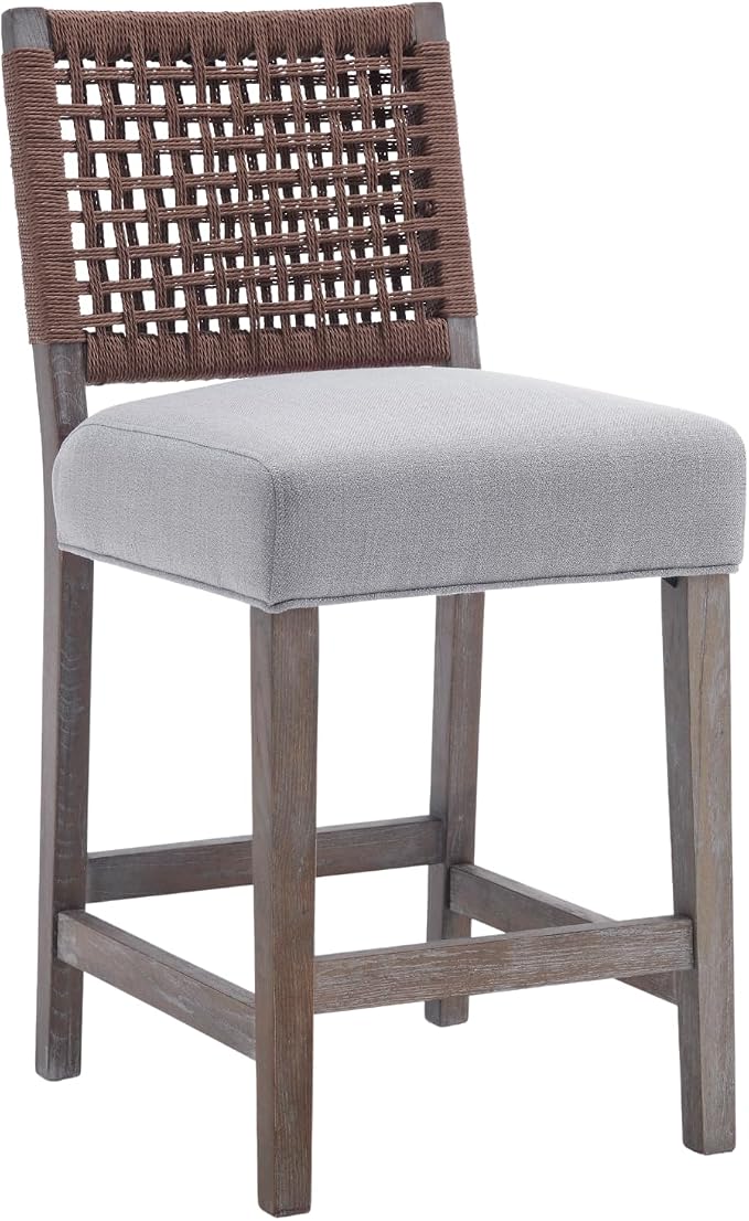 27" Farmhouse Counter Height Bar Stools Set of 4 - Image 9
