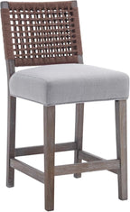 27" Rustic Counter Height Bar Stools - Image 9