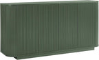 LKTART 64" Buffet Cabinet with Storage, Modern Fluted Accent Sideboard Media - Image 9