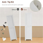 Iwell Tall Bathroom Cabinet, Storage Cabinet - Image 9