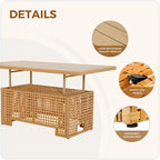 Grand patio 12-Piece Patio Wicker Furniture Set - Image 7