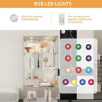 LFT HUIMEI2Y Glass Display Cabinet 4-Shelf - Image 6